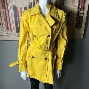 Yellow Fiorucci Trench Coat